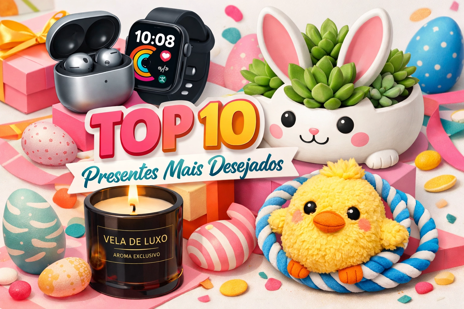 Os melhores presentes na pascoa